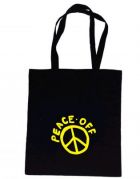 PEACE OFF (NATURAL TOTE)